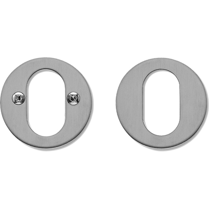 Bilde av SYLINDERSKILT 1100.02A RUND Ø50x2mm RST.M
