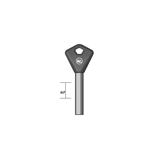 EMNE KEYLINE 1AB1P-SORT PLASTHODE (O1704)