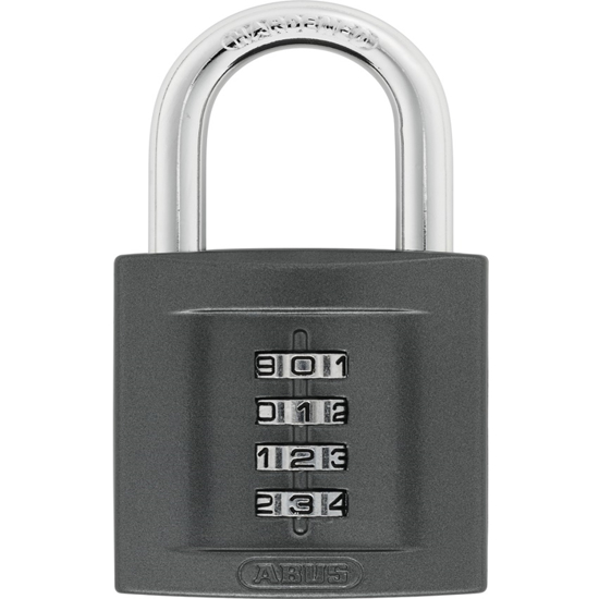 KODEHENGELÅS 158/40 M/3 KODEHJUL HERD.B. ABUS SORT SV