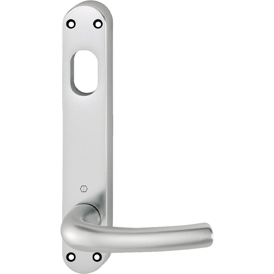 BALKONGDØRVRIDER 1710RH/3900NS CC 105 SYLINDER INNV. HOPPE ROKOKO HVIT