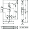 LÅSKASSE DL 112 (2014) HØYRE M/SL.STK ST.SØLV # (L1123) SELVVALG