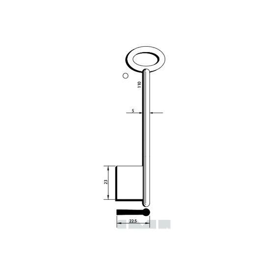 EMNE JMA 21G TILHOLDER (E.70TV21) (O8313)