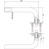 DØRVRIDER 416J 16MM M/VRIDERSKILT DT 36-40MM SV RST.PVD.MS.POL (904163J) SELVVALG