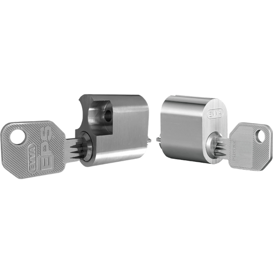 LÅSSYLINDER SYSTEM EPS6 4458C (ROKOKO) U/SKRUER MS.POL