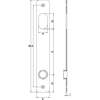 LANGSKILT 540C SMALPROFIL VRIDER/SYL SIS RST.M