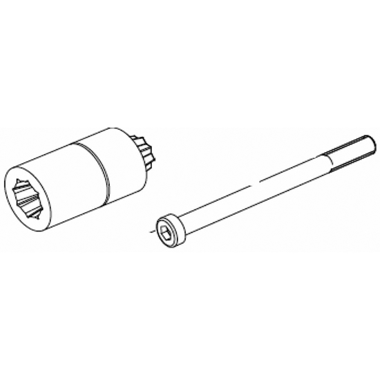 AKSELFORLENGER RG/RS 50MM FD10/FD20 GILGEN SØLV