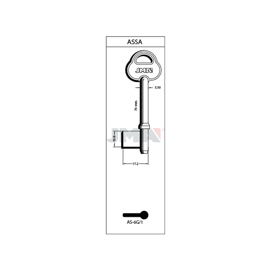 EMNE JMA AS1G/E.69AA1/S.2AS5/K.1AS22 (ASSA 90000/85) FN (N269)