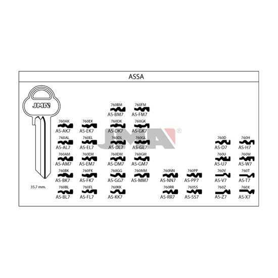 EMNE JMA ASAK7/O.A35AK/S.ASS16/K.AS35AK (O1581)