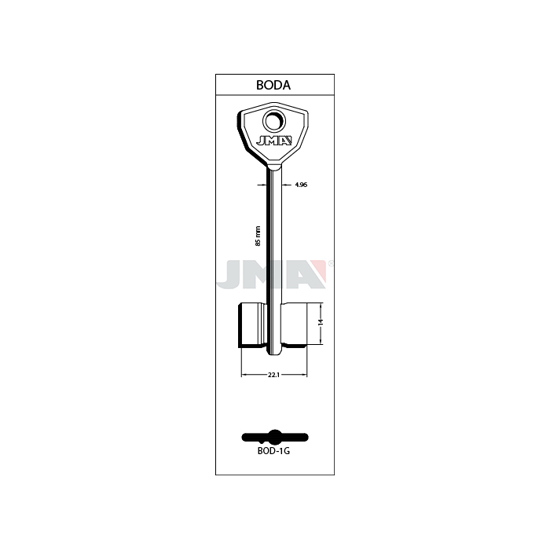 EMNE JMA BOD1G/E.2BOD84/S.5BDA3/K.1BOD1P/O.3BDA 85 MM (O2122)