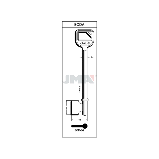 EMNE JMA BOD5G/E.61BOD5/S.6BDA4 (BODA 418/2011 LANG) (N109)