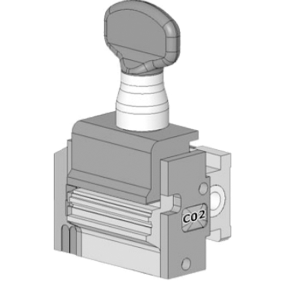 NØKKELFILEMASKINDEL VERSA LØS BAKK C02 (FOR DOM) KEYLINE (KL2204)