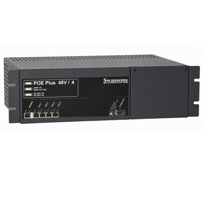 Bilde av SWITCH UPS C51 4+1 PORT 19" POE U/BAT