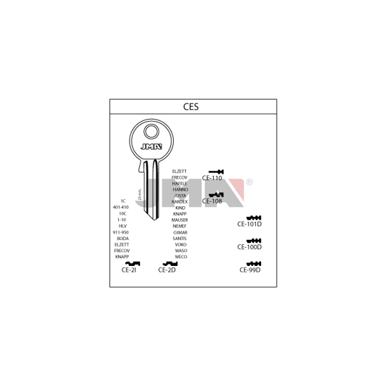 EMNE JMA CE2I/O.CE11L/S.CE4R (O1787)