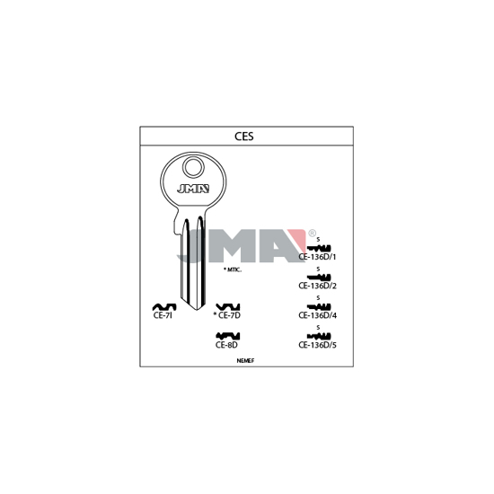 EMNE JMA CE7D/E.CE5DL/S.CE2X/O.CE14D/K.CS2A (O2080)