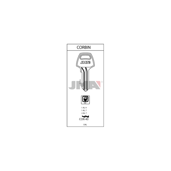 EMNE JMA COR40/E.CO5PD/S.CB3/O.CRB5P/H.CB2/K.COR5PD (O1588)