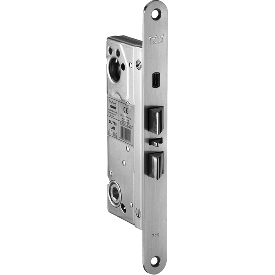 LÅSKASSE DL 710-1 OPPST KN. HØYRE  ST.FKR.M (/*) (D30020)