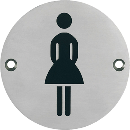 Bilde av PIKTOGRAM TOALETTSKILT E664 WC-DAME RST.M (/*)