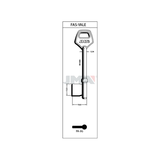 EMNE FAS 309/80 9-TILHOLDER (J.FA3G/E.67FY3/S.2FY2/K.1FAS12) FN (N271)