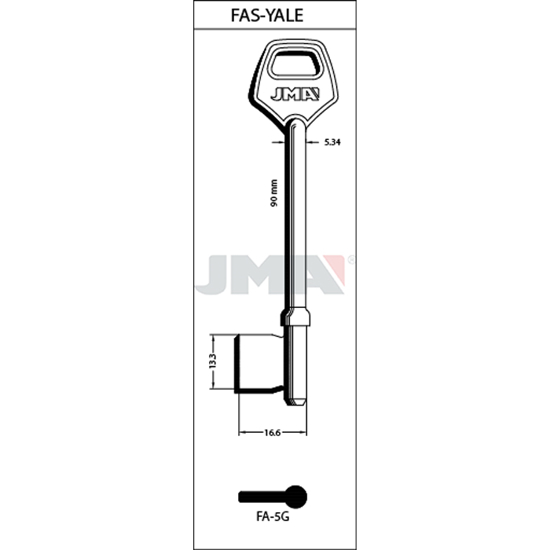 EMNE FAS 309/90 9-TILHOLDER (J.FA5G/E.67FY5/S.2FY3/K.1FAS13) FN (N272)