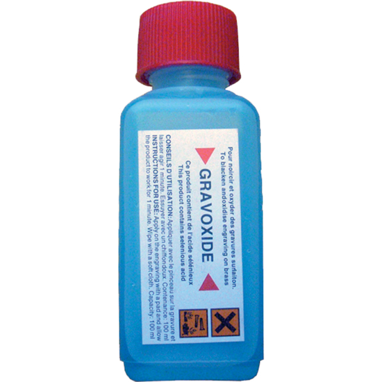 SYRE ALOXID TIL GRAVERING AV ALU 100ML BLÅ (/*) (O5510)