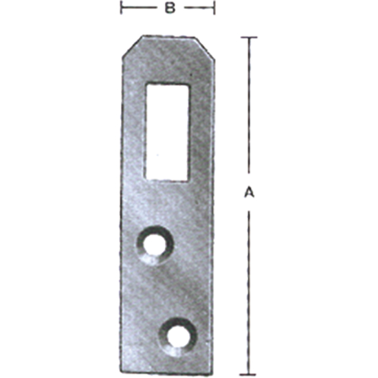 HENGEJERN 60x16x2,5MM ST.GALV (H202)