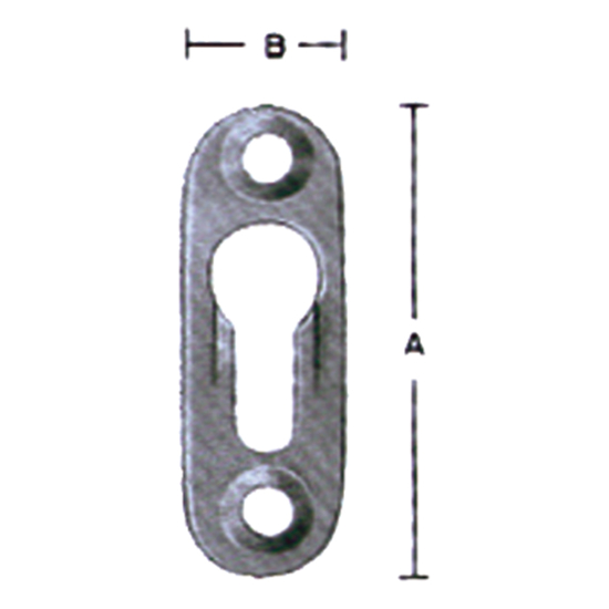 HENGEJERN 30x11x3MM ST.GALV (H230)