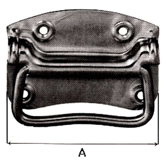 KISTEHÅNDTAK 105MM ST.GALV (/*) (H714)