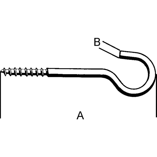 LAMPEKROK ART. 23, 50x4,7MM ST.GALV (/*) (K551)