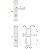 Door fitting KLS114 ZS in F2. 