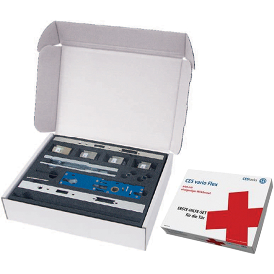 LÅSKASSE CES VARIO FLEX - THE FIRST AID KIT FOR THE DOOR BLÅ (/*) (L1060)