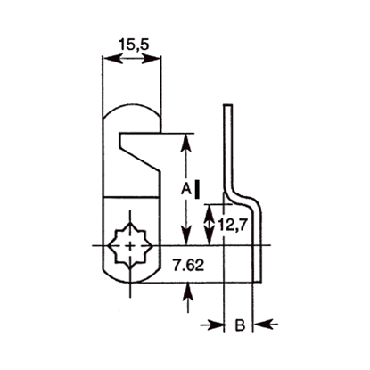 Bilde av ARM LF BUKKET M/HAKE, L=30MM, K=4,8MM, *8 ST.GALV (LF1211)