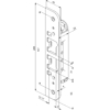 SLUTTSTYKKE LP 712, 200x40/12-16mm, FOR MODULLÅS (L3202)