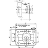 SKAPLÅS MZ 23 IP KA Z1 M/SYLINDER BURG FN (AM3233)