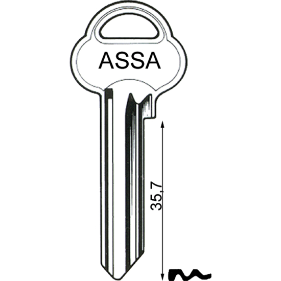 EMNE ASSA 700NN ORIGINAL NYSØLV (/*) (AM3017)