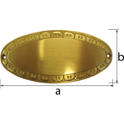 Bilde av GRAVERINGSSKILT 101 165X80 MS.M (/*) (O5001)