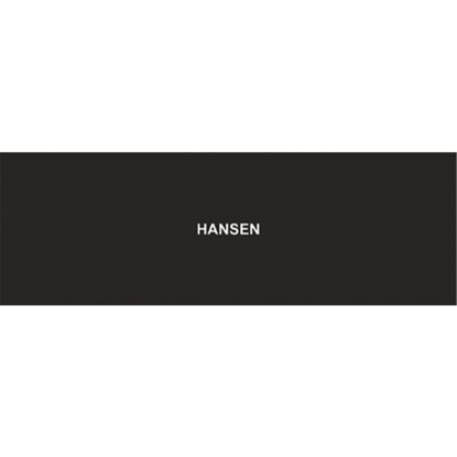 Bilde av GRAVERINGSSKILT PLAST 50x150 MM 1,5 SORT/HVIT (O5076)