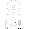 FRES HD FOR SYLINDER MASKIN, CARBIDE, 80x5x16x42° 1400 OMD.(/*)  (O9042)