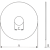 FRES TILHOLDER HD 80x1,30x22 TITANIUM (/*) (O9054)