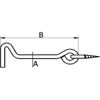 STORMKROK PN 3403 127MM (2 STK/BLISTER) SV ST.GALV SELVVALG