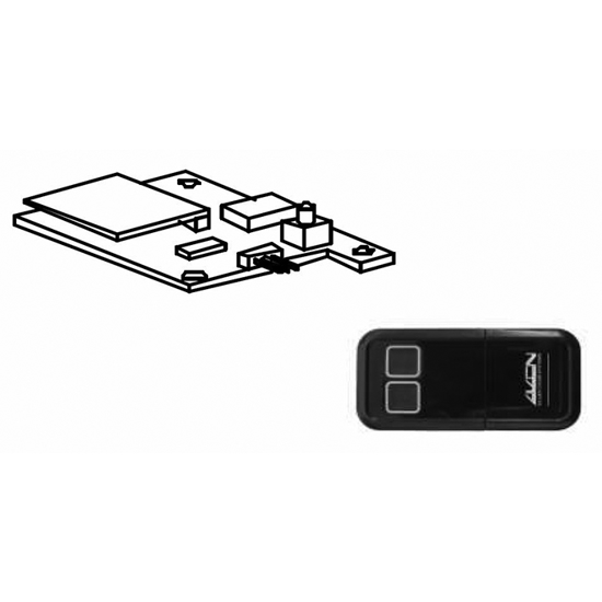 RADIOSENDER MED KORT PCB FOR FD20 GILGEN