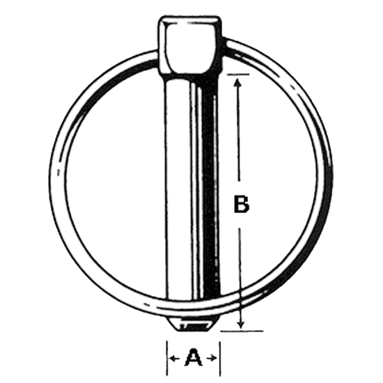 RINGSPLINT Ø9X40 ST.GULKR. (/*) (S002)