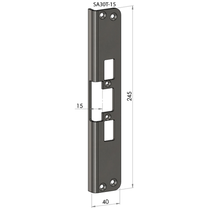 Bilde av STOLPE SA-30-T-15 VINKEL (4003-15/730T/930T) F/EL.SL.STK ES17,ES19,ML57, ML59 SAFETRON RST. (E50106)
