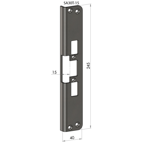 STOLPE SA-30-T-15 VINKEL (4003-15/730T/930T) F/EL.SL.STK ES17,ES19,ML57, ML59 SAFETRON RST. (E50106)