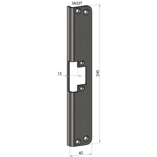 STOLPE SA-32-T VINKEL (4003-15 / 732T / 932t) F/EL.SL.STK ES17, ES1ML57, ML59 SAFETRON RST. (E50111)