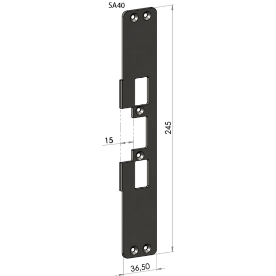 STOLPE SA-40 (4034 / 740 / 940) SAPA 2050 F/EL.SL.STK ES17, ES19, ML57, ML59 SAFETRON RST.