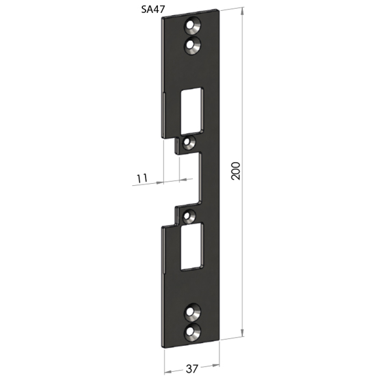 STOLPE SA-47 (4031 / 747 / 965W) WICONA 65 EVO F/EL.SL.STK ES17, ES19, ML57, ML59 SAFETRON RST.