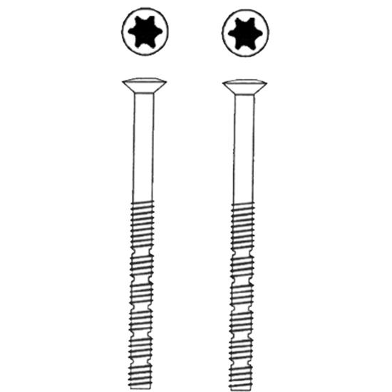 SKILTSKRUE 2395 M5X90MM M/KAPPESPOR TX-20 MS. (100179)