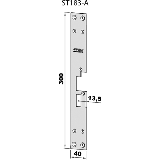 STOLPE 183A PLAN VENSTRE STEP 18 RST. (E20101)