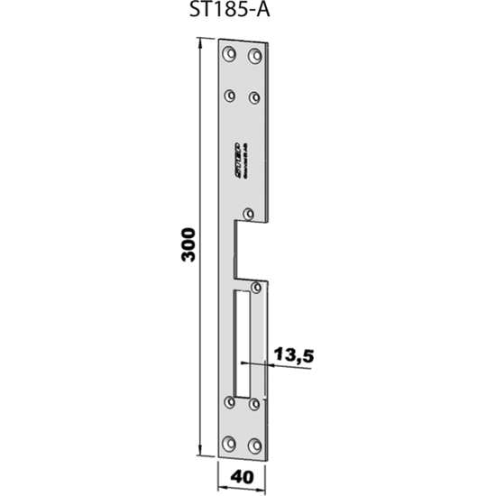 STOLPE 185A PLAN FAS981 VENSTRE STEP 18 RST.` (E20105)