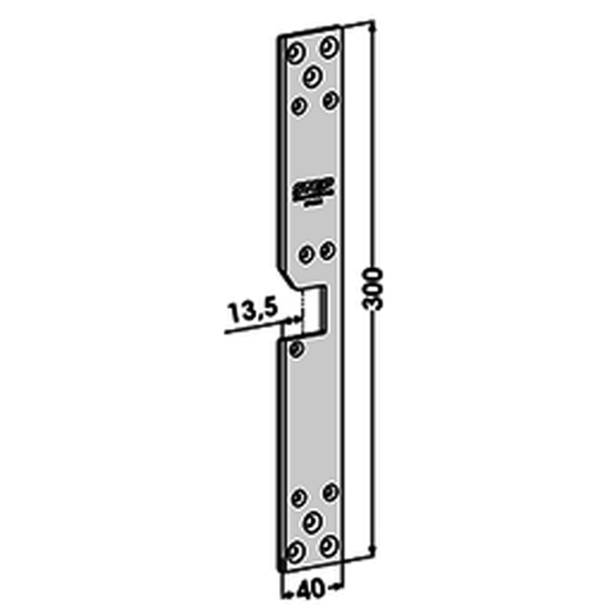 STOLPE 1883B HØYRE, PLAN M/RETTE HJ. EKSRA KRAFTIG, STEP 18 RST.` (E20131)